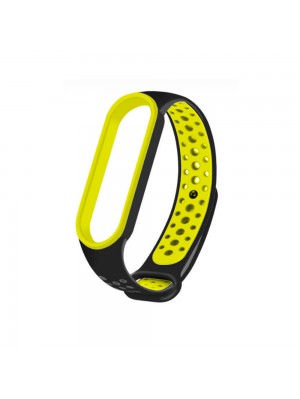 Ремешок Nike Sport Mi Band 5/6 Black Lime (3)