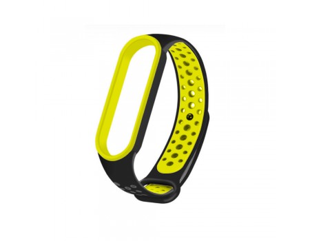 Ремешок Nike Sport Mi Band 5/6 Black Lime (3)