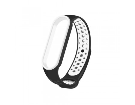 Ремешок Nike Sport Mi Band 5/6 Black White (5)