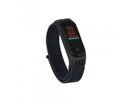 Ремешок Nylon Mi Band 5/6 Dark Blue (12)