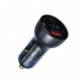 АЗП Baseus Particular Digital Display QC + PPS Dual Quick Charger Car Charger 65W Dark Gray