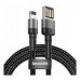 Кабель Baseus Cafule Cable ( special edition ) USB to Lightning 2.4A 1m Grey + Black