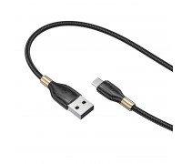 Кабель Hoco U92 Gold collar charging data cable for Micro Black