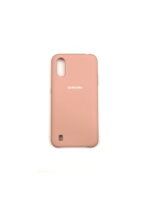 Чехол Jelly Silicone Case Samsung A01 Pink Sand (19)