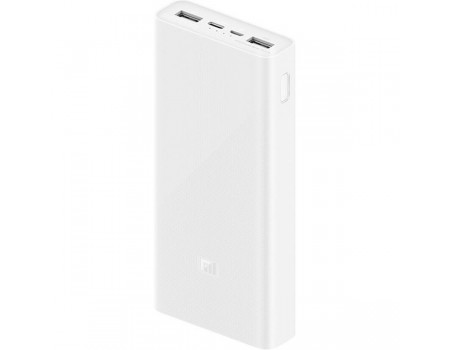 Power Bank Xiaomi Powerbank 3 (20000Mah) USB - C Two - Way Fast Charge White