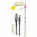 Кабель Baseus Cafule Cable （ special edition ） USB Lightning 1.5A 2M Grey + Black