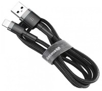 Кабель Baseus cafule Cable USB For lightning 1.5A 2M Gray + Black