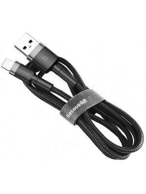 Кабель Baseus cafule Cable USB For lightning 1.5A 2M Gray + Black
