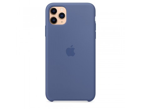Чохол Apple Silicone Case 1:1 iPhone 11 Pro Max Linen Blue (16)
