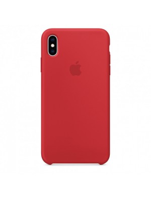 Чохол Apple Silicone Case 1:1 iPhone XS Max Red (2)