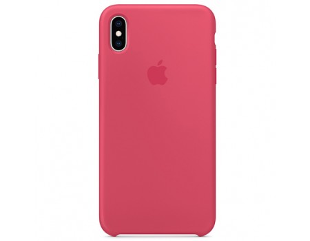 Чохол Apple Silicone Case 1:1 iPhone XS Max Hibiscus (10)