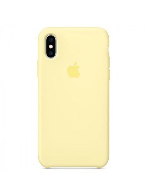 Чохол Apple Silicone Case 1:1 iPhone XS Max Mellow Yellow (11)