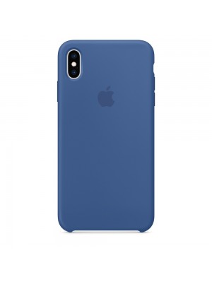 Чохол Apple Silicone Case 1:1 iPhone XS Max Delft Blue (15)