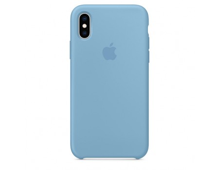 Чохол Apple Silicone Case 1:1 iPhone XS Max Cornflower (18)