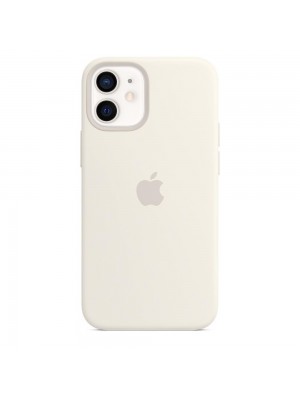 Чехол Silicone Case Full Cover iPhone 12/12 Pro Copy White (9)