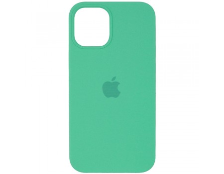 Чехол Silicone Case Full Cover iPhone 12/12 Pro Copy Spearmint (47)