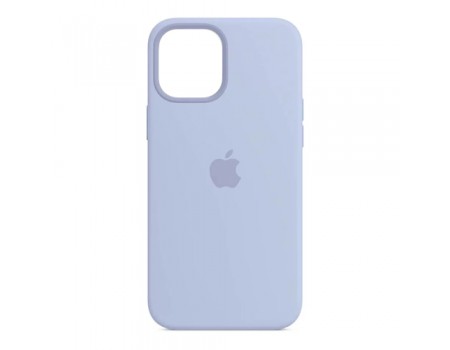 Чехол Silicone Case Full Cover iPhone 12 Pro Max Copy Lilac (5)