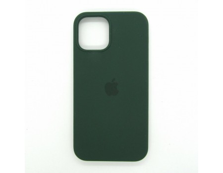 Чехол Silicone Case Full Cover iPhone 12 Pro Max Copy Atrovirens (54)