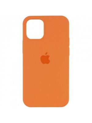 Чехол Silicone Case Full Cover iPhone 12 mini Copy Papaya (49)