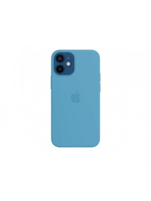 Чехол Silicone Case Full Cover iPhone 12 mini Copy Cornflower (53)