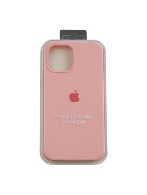 Чехол Silicone Case Full Cover iPhone 12 Pro Max Pink (12)