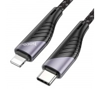 Кабель Hoco U95 Freeway PD charging data cable for Lightning Black