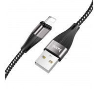 Кабель Hoco X57 Blessing charging data cable for Lightning Black
