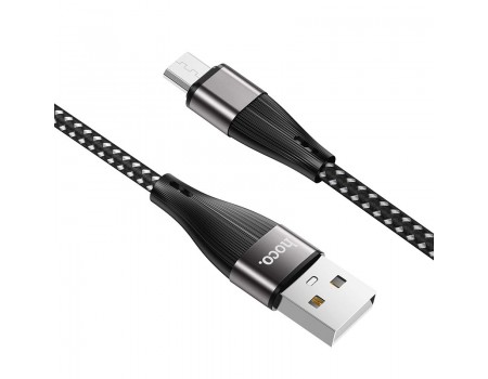 Кабель Hoco X57 Blessing charging data cable for Micro Black