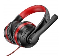 Навушники Hoco W103 Magic tour gaming headphones Red