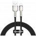 Кабель Baseus Cafule Series Metal Data Cable USB to IP 2.4A 1m Black