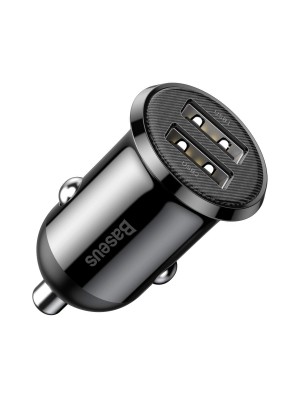 АЗП Baseus Grain Pro Car Charger (Dual USB 4.8 A) Black