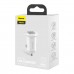 АЗП Baseus Grain Pro Car Charger (Dual USB 4.8 A) White