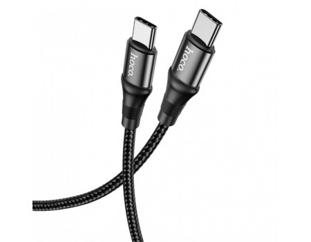 Кабель Hoco X50 Type-C to Type-C Exquisito 100W charging data cable ( L-1M ) Black