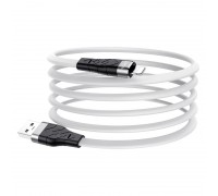 Кабель Hoco X53 Angel silicone charging data cable for Lightning White
