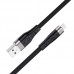 Кабель Hoco X53 Angel silicone charging data cable for Micro Black