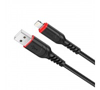 Кабель Hoco X59 Victory charging data cable for Lightning Black