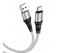 Кабель Hoco X50 Excellent charging data cable for Micro Gray