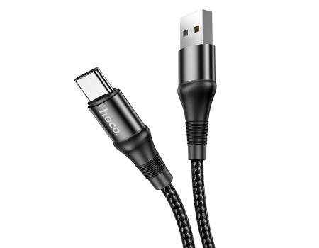 Кабель Hoco X50 Excellent charging data cable for Type-C Black