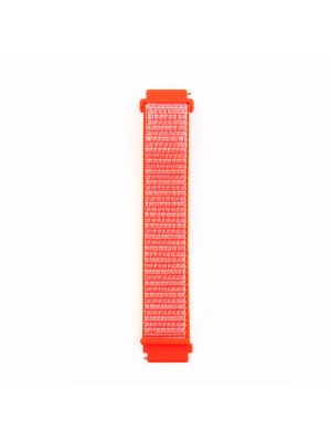 Ремешок Nylon 20 mm Watch Active/Galaxy S4 42 mm/Gear S2/Xiaomi Amazfit Spicy Orange