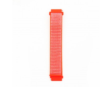 Ремешок Nylon 20 mm Watch Active/Galaxy S4 42 mm/Gear S2/Xiaomi Amazfit Spicy Orange