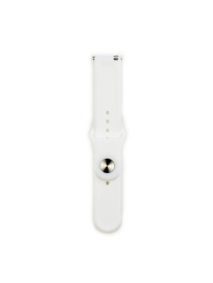 Ремешок Silicone 20 mm Watch Active/Galaxy S4 42 mm/Gear S2/Xiaomi Amazfit White