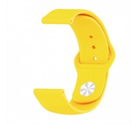 Ремінець Silicone 20 mm Watch Active / Galaxy S4 42 mm / Gear S2 / Xiaomi Amazfit Yellow