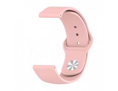 Ремешок Silicone 20 mm Watch Active/Galaxy S4 42 mm/Gear S2/Xiaomi Amazfit Pink Light