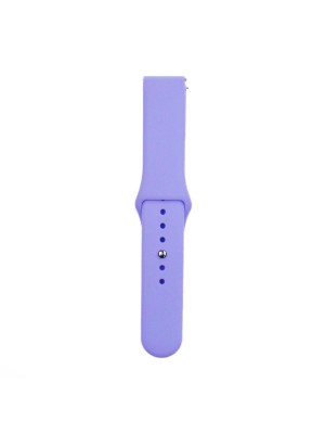 Ремешок Silicone 20 mm Watch Active/Galaxy S4 42 mm/Gear S2/Xiaomi Amazfit Lilac