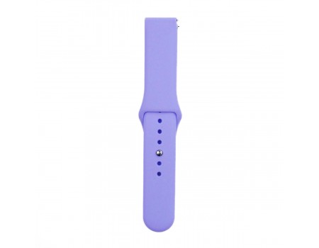 Ремешок Silicone 20 mm Watch Active/Galaxy S4 42 mm/Gear S2/Xiaomi Amazfit Lilac