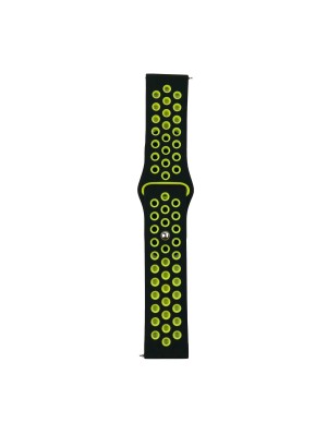 Ремешок Nike Sport 22 mm Watch Gear S3/Xiaomi Amazfit Black/Yellow (S)