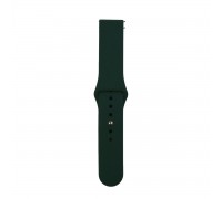 Ремінець Silicone 20mm Samsung Watch Active/Galaxy S4 42/44mm/Gear S2 Classic/Xiaomi Amazfit Green F