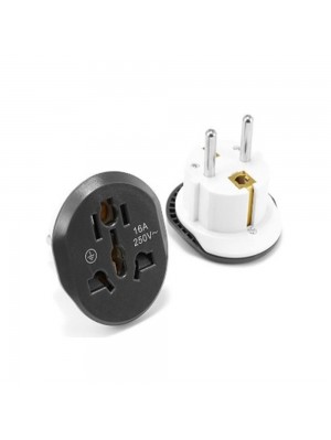 Переходник сетевой EU Plug Adapter ep0202 Black