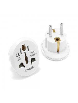 Переходник сетевой EU Plug Adapter ep0203 White