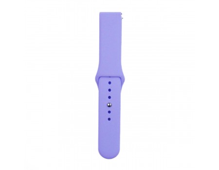 Ремінець Silicone 22mm Samsung Watch Gear S3/Samsung Watch 46mm/Xiaomi Amazfit Lilac